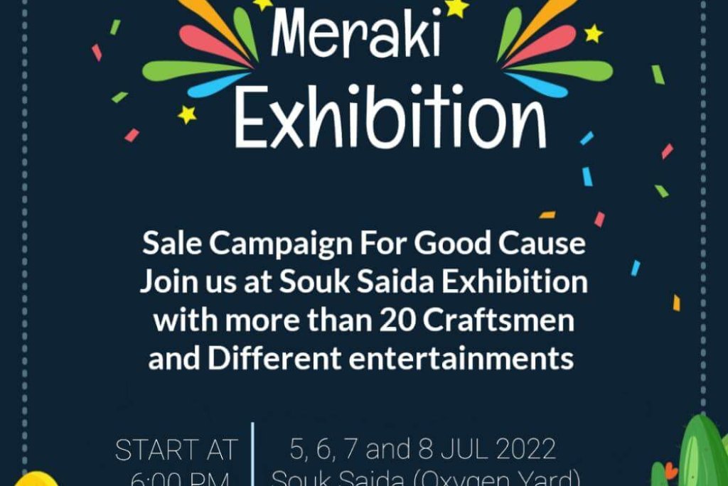 Sale Campaign For Good Cause – Meraki Exhibition